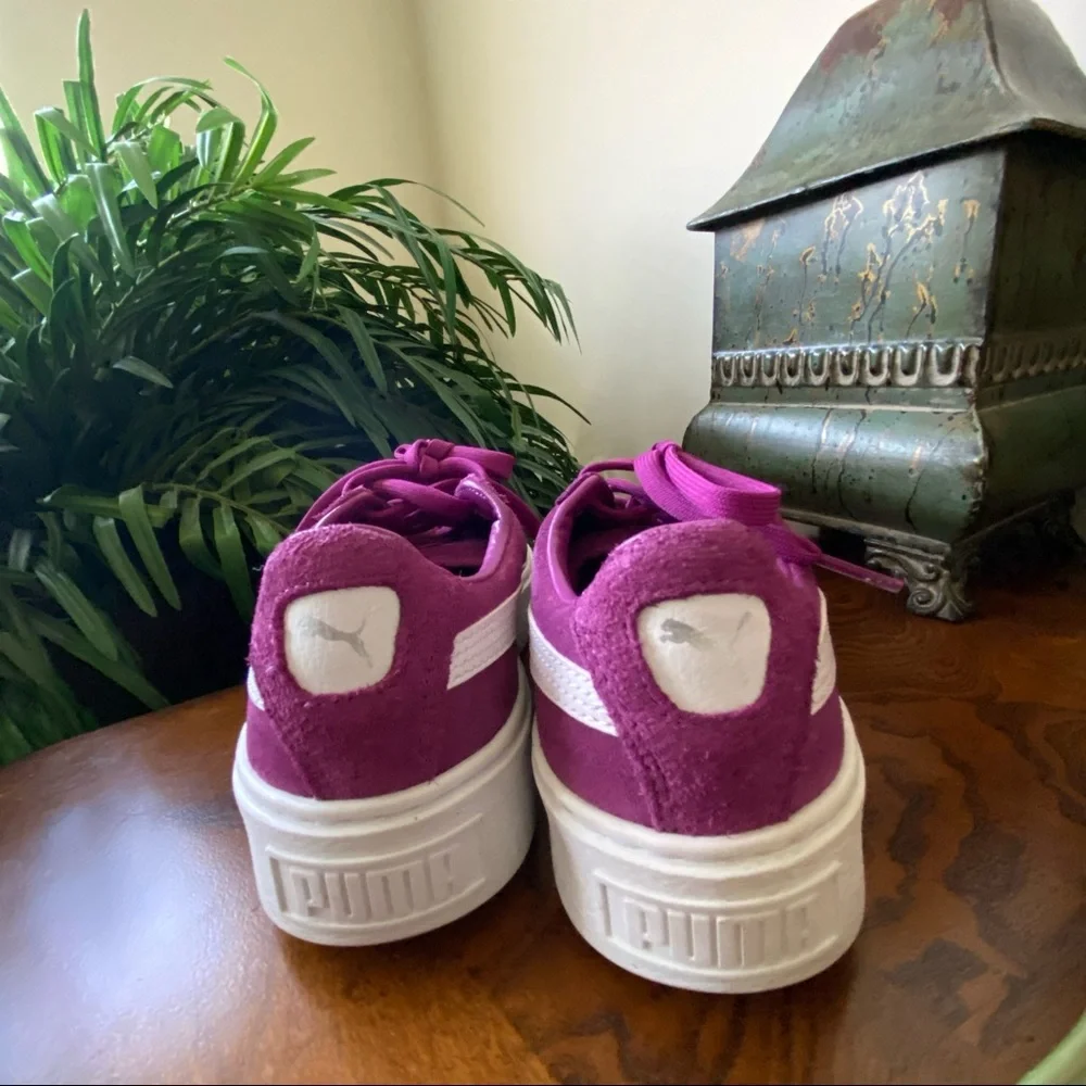 Puma Purple Platform Sneakers